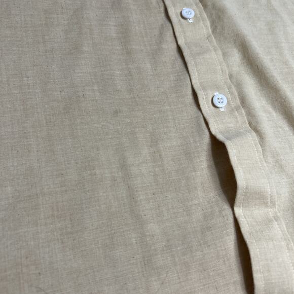 Vintage Bread Brand Men’s Beige Button Up Shirt Causal Everyday - Picture 6 of 10